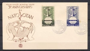 PORTUGAL - DIA DE EMISSÂO DA NATO OTAN 4.ABRIL.1952 - 4.IV.MCMLII - EUROPA Ve4 - Imagen 1 de 2
