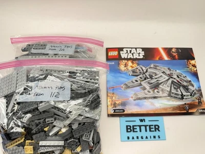 LEGO Star Wars: Halcón Milenario (75105) con minifiguras 100% Completo ¡¡Bonito!!! Foto 1 de 4