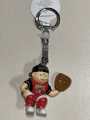 Pittsburgh Pirates Vintage Sports Brat Keychain MLB - Image 1 of 3