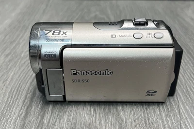 Panasonic SDR-S50P Camcorder 78X Optical Zoom SD Video Camera PARTS ONLY - Image 1 of 4