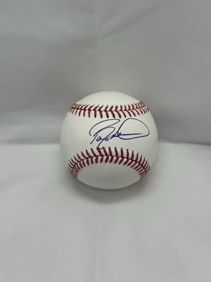 Barry Larkin Autograph Signed Ball Baseball Cincinnati Reds HOF JSA COA - Image 1 of 3