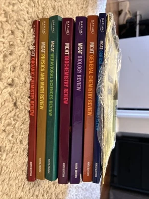 Kaplan MCAT Complete 7-Book Subject Review 2024-2025, Set Includes Books Foto 1 de 3