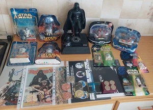 Star wars joblot bundle,figure, Signed Poster ,star Wars Coins And Outher - Picture 1 of 24