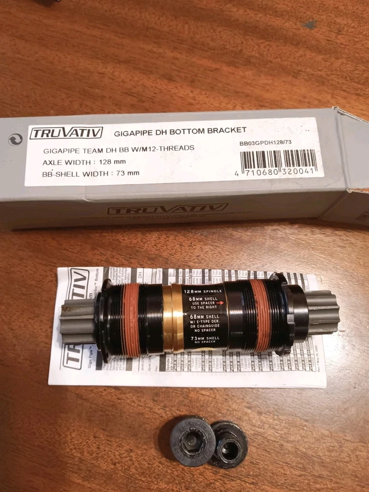 Nuevo de Lote Antiguo Truvativ Gigapipe Team DH 73 X 128 Foto 1 de 4