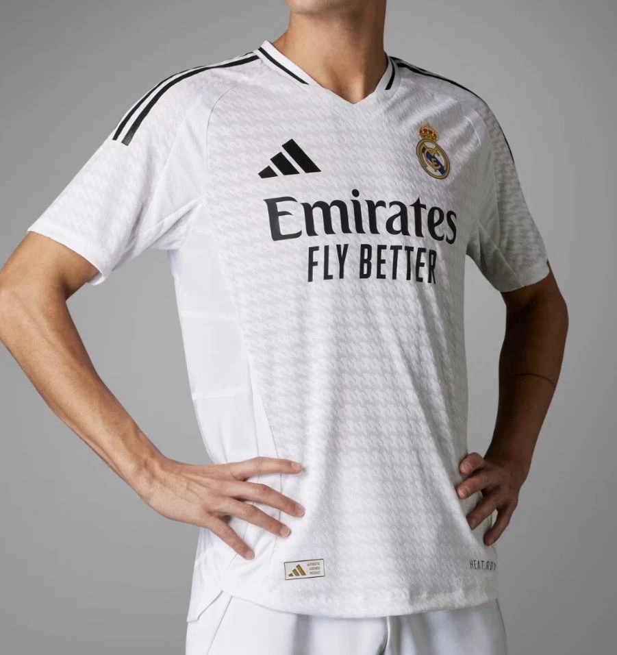 Adidas Authentic Real Madrid 24/25 Home White Soccer IX8095 Jersey Men’s 3XL