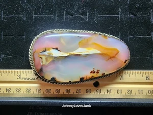 Vintage Bloodstone Agate Handmade Belt Buckle - Picture 1 of 3