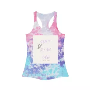 Weiches leichtes Tanktop Mädchen Era Schmetterling Krawatte Farbstoff Racerback Damen Teenager - Bild 1 von 10
