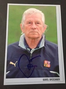 KAREL BRÜCKNER Trainer Tschechien signed Autogrammkarte 10x15 - Picture 1 of 1