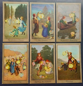 1913 SYBIL BARHAM LANTERN Series 1268 postcards - Picture 1 of 14