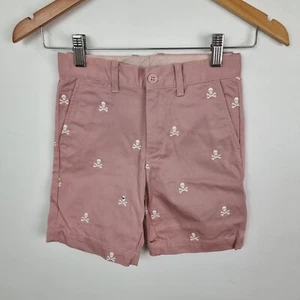 Crewcuts J Crew Shorts Boys Size 6 Pirate Skull and Crossbones - Picture 1 of 6