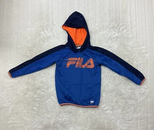 Fila Boys Size S (5/6) Long Sleeve Multicolor Hoodie Sweatshirt - Picture 1 of 12