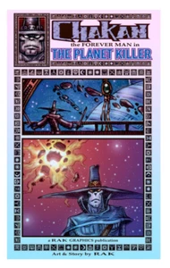 CHAKAN the Forever Man - THE PLANET KILLER Graphic Novella signed by RAK - Picture 1 of 5