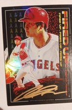 Shohei Ohtani Topps Fired Up 2019 Artist Tyson Beck Autograph Card /10 Rare
