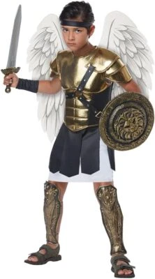 Archangel Gabriel Angel Religious Christmas Fancy Dress Halloween Child Costume - Image 1 of 2