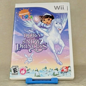 Dora The Explorer Dora Saves The Snow Princess (2008, Nintendo WII) Complete - Picture 1 of 12