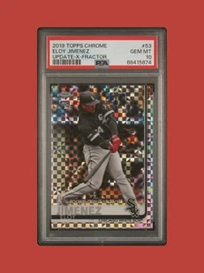 Eloy Jimenez 2019 Topps Chrome Update Rookie Debut XFractor /199 RC PSA 10 - Bild 1 von 3