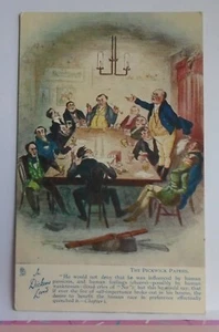 Vintage Dickens Land Tuck's Charles Dickens Postcard Pickwick Papers - unsent - Picture 1 of 4