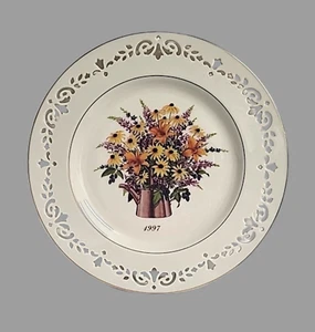 1997 Lenox China Maryland Colonial Bouquet 11" Dinner Plate - Picture 1 of 2