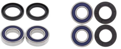 Kit de cojinetes delanteros y traseros de rueda para Kawasaki 125cc KX125 1993 - 1996 Foto 1 de 3