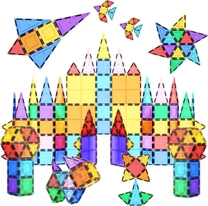 Juego de 100 piezas de azulejos imanes para construcción PicassoTiles - Imagen 1 de 3