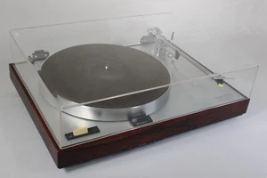 Luxman PD-272 Direct Drive Manual Turntable /Shure M110HE Cart/New Cover. Works. - Picture 1 of 18