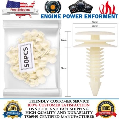 50 piezas clips de sujeción de panel de moldura de puerta para camioneta Chevy GMC Foto 1 de 4