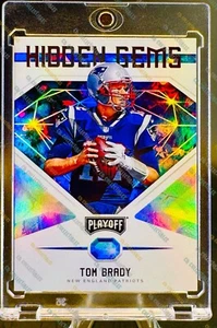 Tom Brady RARE GEM REFRACTOR INVESTMENT CARD SSP PANINI BUCCANEERS MVP MINT - Picture 1 of 5