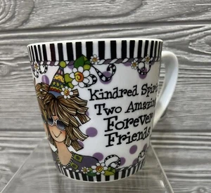 Kindred Spirit Forever Friends 16 oz tazza tazza caffè tè stravagante Suzy Toronto - Foto 1 di 7