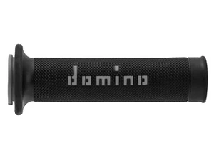 COPPIA MANOPOLE STREET ON ROAD ROAD-RACING DOMINO A010 NERO-GRIGIO - Picture 1 of 1