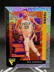 2020-21 Panini Flux Ben Simmons SILVER MOJO PRIZM Philadelphia 76ers #133