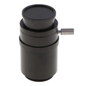 1X CTV CCD CS C-Mount Objektivadapter für trinokulares Stereomikroskop schwarz - Bild 1 von 10