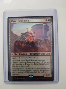 Ogre-Head Helm (NEO) Kamigawa, Neon Dynasty MtG FOIL - Picture 1 of 2