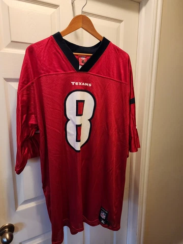 Houston Texans David Carr Jersey Mens XL  RED Reebok NFL Football Cover