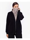 BAM BY BETSY & ADAM Womens Black With Removable Mask Hoodie Sweater XS