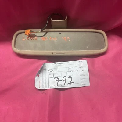 1998 to 2005 Lexus GS300 GS400 GS430 OEM Rearview Mirror Rear View Mirror Tan - Image 1 of 4