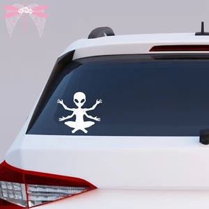 Alien mit 4 Armen, Auto, Laptop, Handyaufkleber - 10 Größen verfügbar - Bild 1 von 3