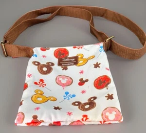 Loungefly Disney Mickey Mouse Sweets Passport Crossbody Bag Donuts Lollipops - Picture 1 of 14