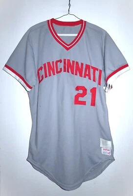 Camiseta deportiva 42 mediana emitida por el equipo Paul O'Neill #21 Wilson auténtica de los Rojos de Cincinnati Foto 1 de 4