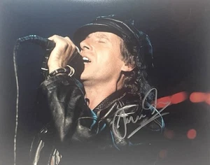 Klaus Meine Signed 11x14 Photo Scorpions Metal Rock Autograph - Picture 1 of 3