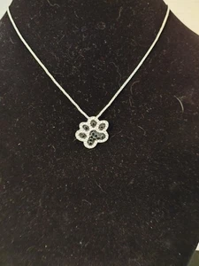 Dog Puppy Paw Necklace Chain Pendant Fashion Necklace Pet Lovers New - Picture 1 of 12
