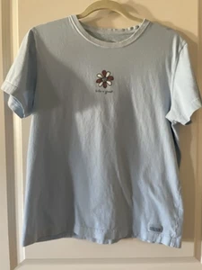 Life Is Good M Shirt blau Amerika USA Patriotic Crusher Tee S/S Daisy LIG - Bild 1 von 4