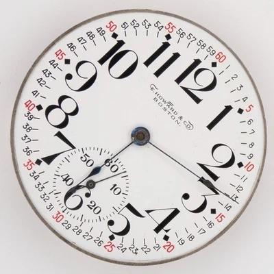 Movimiento Reloj Bolsillo Antiguo E. Howard Serie 3 Modelo 1905 Tamaño 16, Mantiene el Tiempo Foto 1 de 4