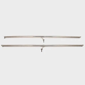 Centurion Boat Curved Grab Rails | 38 3/4 Inch Stainless (Set of 2) - Picture 1 of 6