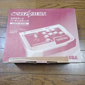 Sega Saturn Virtua Stick HSS-0136 White Joystick Controller Japan