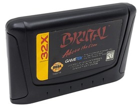 Brutal Above The Claw (Sega Genesis 32X, 1995) Authentic Game Cartridge UNTESTED
