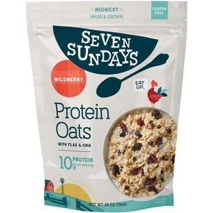 Seven Sundays Breakfast Wildberry Protein Oats, 28 Ounce - Picture 1 of 5