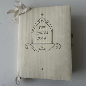 Antikes Sammelalbum Hochzeit 1936 mit Quittungen Postkarten Trockenblumen Karten Fotos - Bild 1 von 9