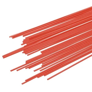 Filament Refills PLA Filaments Clear Red 1.75mm for 3D Printing Pen, 40pcs - Afbeelding 1 van 5
