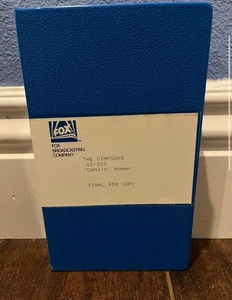 1990 The Simpsons Dancin Homer Fox Promotional VHS Tape - Picture 1 of 3