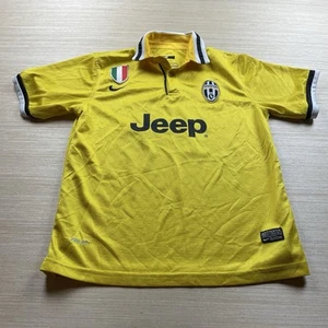Camiseta de fútbol Nike 2013-14 Juventus amarilla visitante juvenil L niños niños vintage - Imagen 1 de 11